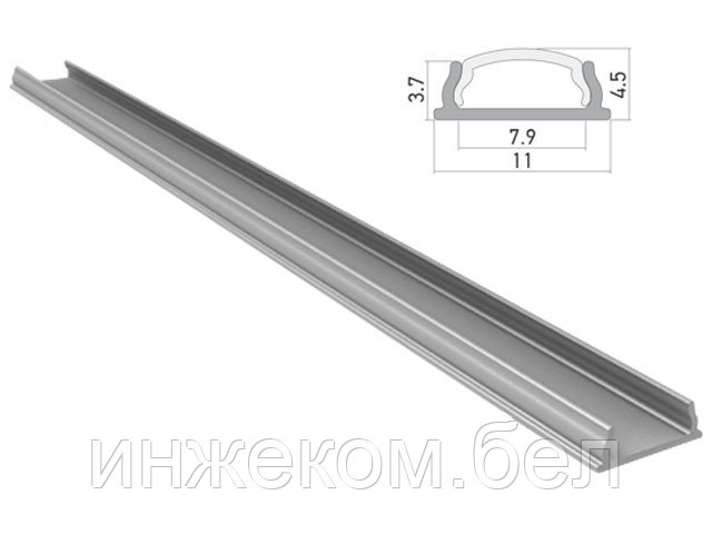 Профиль для светодиодной ленты гибкий PAL 1105 (2м) JAZZWAY (гибкий) - фото 1 - id-p204147017