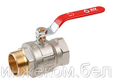 Кран шаровый 1 1/2" нар.-вн. ручка PN25, AV Engineering