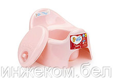 Горшок детский Lalababy Follow Me с крышкой, розовый пастельный, LITTLE ANGEL (285х237х180 мм)