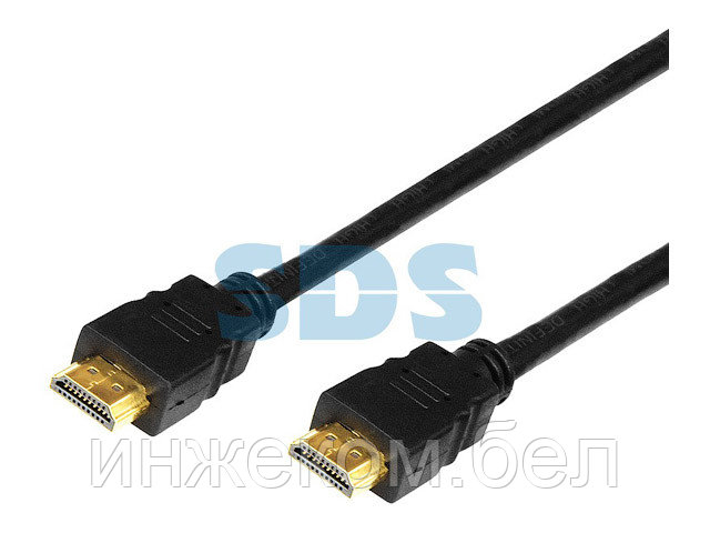 Шнур HDMI - HDMI с фильтрами, длина 1,5 метра (GOLD) (PE пакет) PROconnect