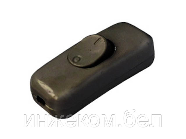 Выключатель на шнур 6А 250В черный BYLECTRICA (ДВУХПОЛЮСНЫЙ) - фото 1 - id-p204148708