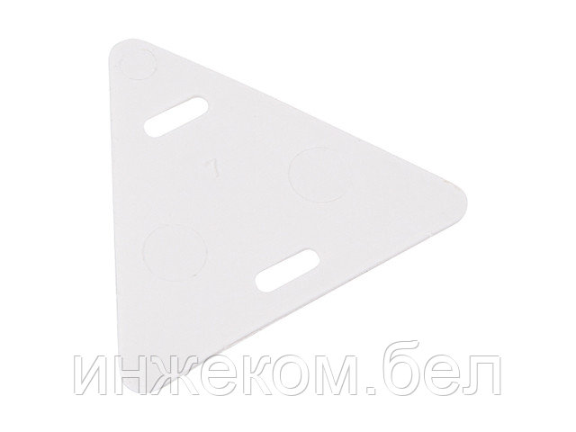 Бирка кабельная "У-136" (Треугольник), белая (100 шт/уп.) REXANT - фото 1 - id-p204142576