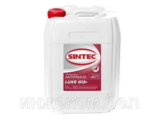 Антифриз Sintec-40 G12 plus Lux (красный) 10кг - фото 1 - id-p204147181