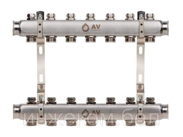 Коллекторная группа AVE162, 7 вых. AV Engineering (PRO серия Для отопления (радиаторы)) - фото 1 - id-p204144437