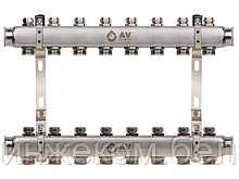 Коллекторная группа AVE162, 8 вых. AV Engineering (PRO серия Для отопления (радиаторы))