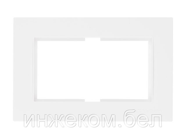 Рамка для 2-ой розетки белая, RITA, MUTLUSAN (для розетки 2-ой арт.2200 201 ХХХХ, 2200 202 ХХХХ, 2200 203 - фото 1 - id-p204145091