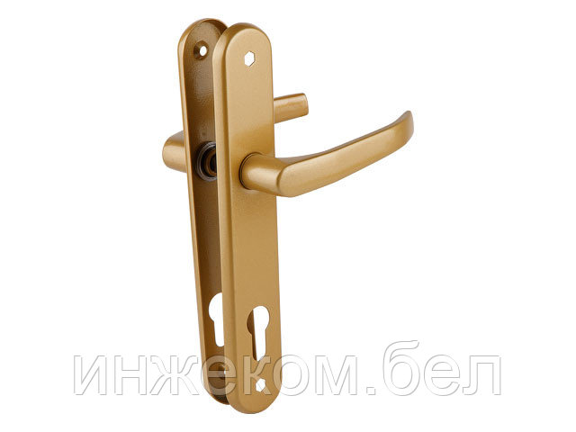 Ручка дверная LENOX 90WB на длинной планке (золото) (gamar) - фото 1 - id-p204147279