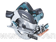 Циркулярная пила MAKITA HS 6100 K в чем. (1100 Вт, 165х20 мм, до 54 мм)