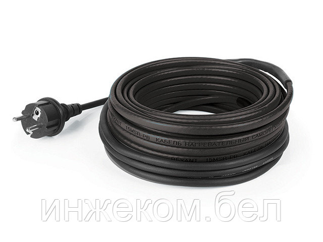 Греющий саморегулирующийся кабель POWER Line 30SRL-2CR 2M (2м/60Вт) REXANT - фото 1 - id-p204148183
