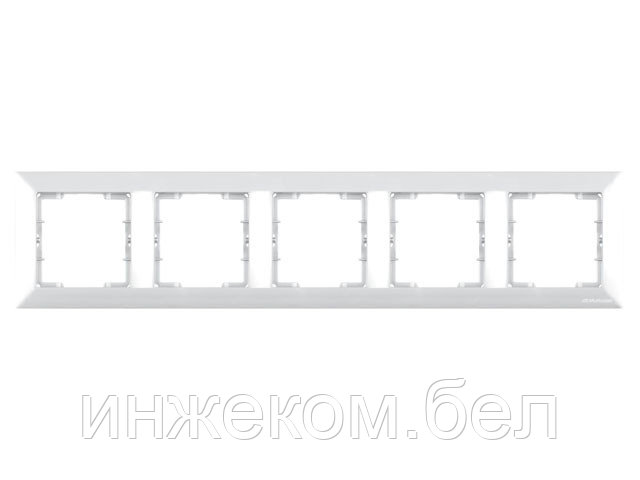 Рамка 5-ая горизонтальная белая, DARIA, MUTLUSAN - фото 1 - id-p204145368