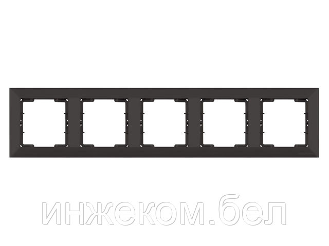 Рамка 5-ая горизонтальная черная, DARIA, MUTLUSAN - фото 1 - id-p204145373