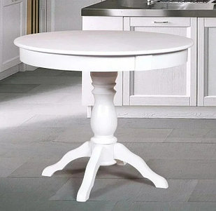 Стол обеденный "Гелиос" (Белый) раздвижной Мебель-Класс