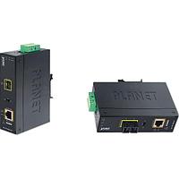 Индустриальный медиа конвертер PLANET IGTP-805AT IP30 Industrial 10/100/1000Base-T to Gigabit SFP Converter