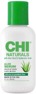Сыворотка для волос CHI Naturals Aloe Serum Жидкий шелк - фото 1 - id-p204156102