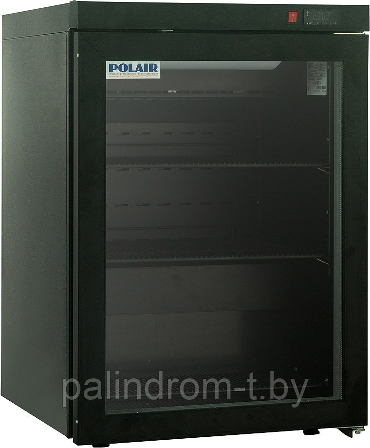 Шкаф холодильный POLAIR DM102-Bravo черный (+1...+10°C),600х625х890мм,150л