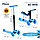 EC-M10 Самокат трехколесный с родительской ручкой,  трансформер 3 в 1  Pituso, фото 9