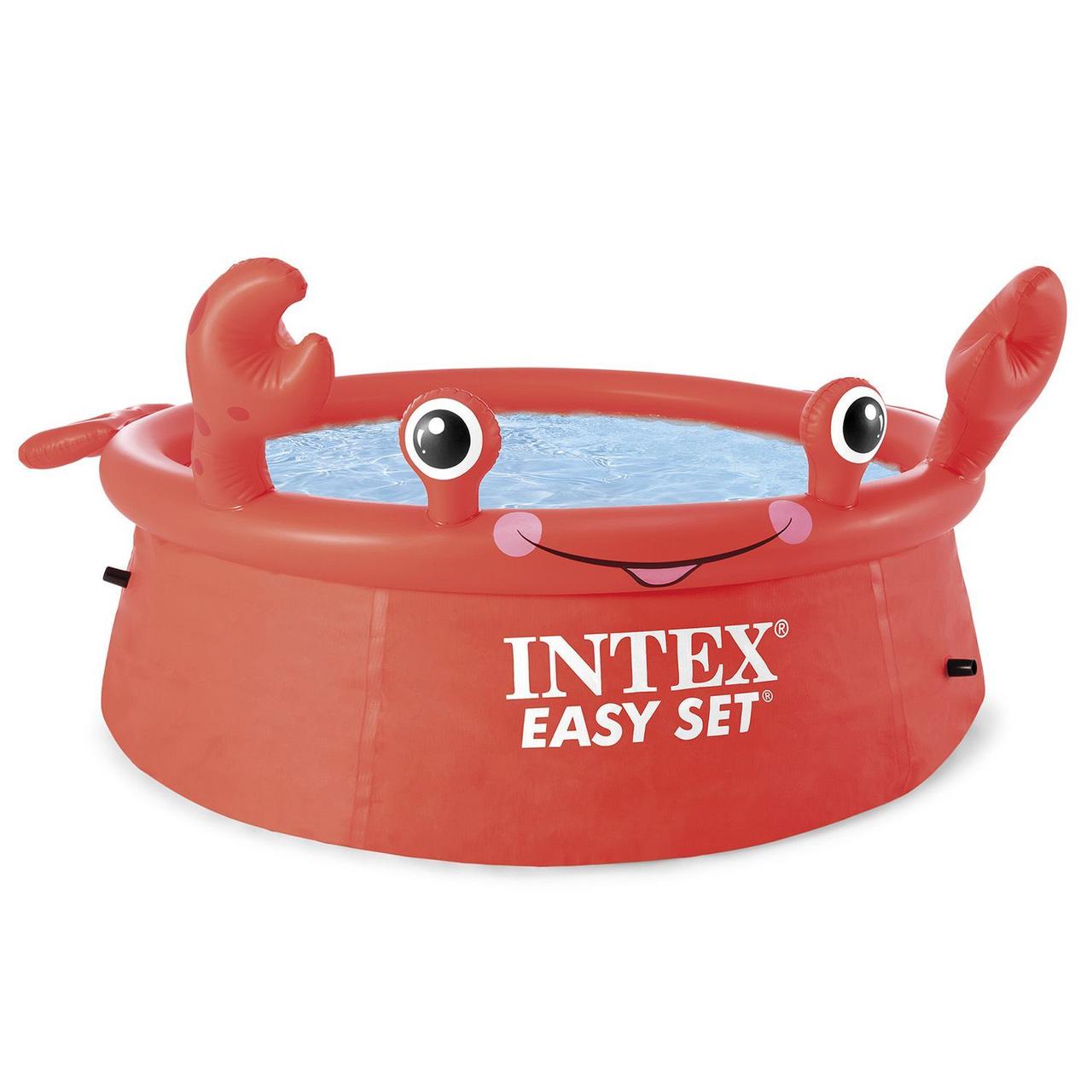 Надувной бассейн Intex 26100 "Easy" Set" Счастливый краб 183x51 см - фото 1 - id-p162501051