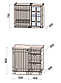 Кухня Берес А 0.9м (90 см) Дуб полярный-Дуб серый, фото 3