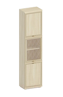Шкаф-пенал с витриной Лером Карина ШК-1049-АС (ясень асахи)
