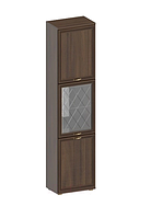 Шкаф-пенал с витриной Лером Карина ШК-1050-АТ (акация молдау)