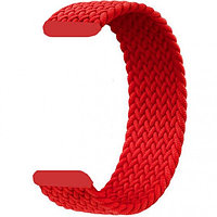 Нейлоновый плетеный ремешок Rumi Solo Loop (22 мм, длина 150 мм, без застежки) Красный