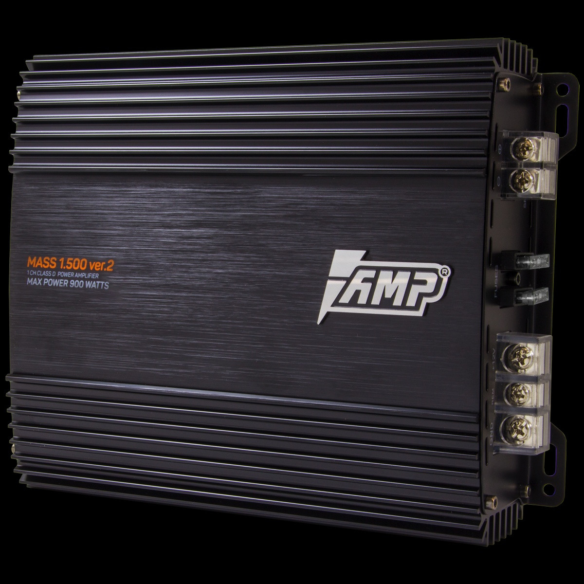 Моноканальный автомобильный усилитель AMP MASS 1.500 ver.2 - фото 2 - id-p204163116