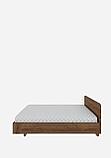 Кровать из дубового цельноламельного щита "ОБОЛ" 140×200, фото 2