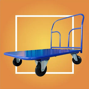 Тележка платформенная оцинкованная RUSKLAD ТП Ц 2 (600х900) без колёс, фото 2