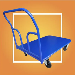 Тележка платформенная оцинкованная RUSKLAD ТП Ц 2 (600х900) без колёс, фото 2