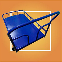 Тележка платформенная с бортиком RUSKLAD 150мм ТПБ 2 600х900 без колёс