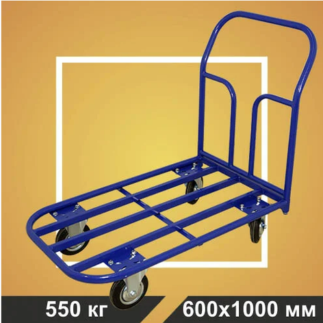 Тележка платформенная каркас RUSKLAD ТК 3 (600х1000) без колёс, фото 2