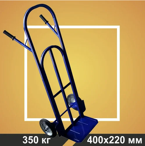 Тележка грузовая RUSKLAD КГ 350 колёса литые d 250, фото 2