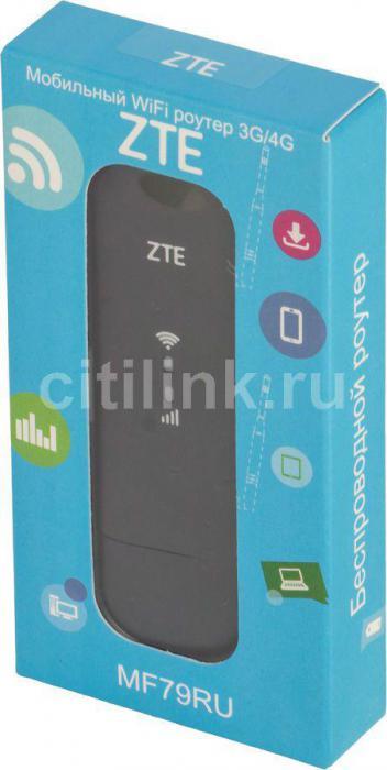 Модем ZTE MF79N 2G/3G/4G, внешний, черный - фото 3 - id-p203766550