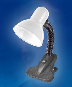 Настольная лампа на прищепке UNIEL 00756 TLI-202 белый светильник для школьника - фото 1 - id-p201986728