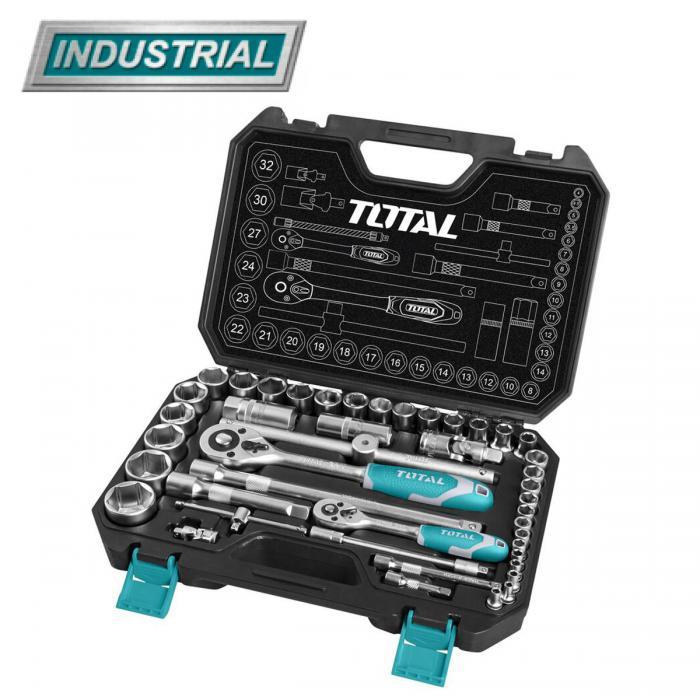 Набор инструментов TOTAL THT421441 (44 предметов) - фото 1 - id-p202763374