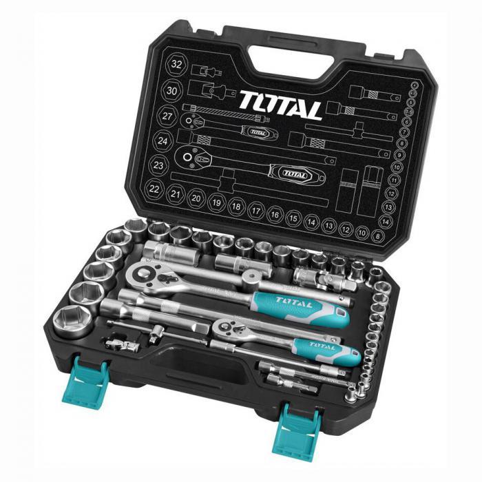 Набор инструментов TOTAL THT421441 (44 предметов) - фото 2 - id-p202763374
