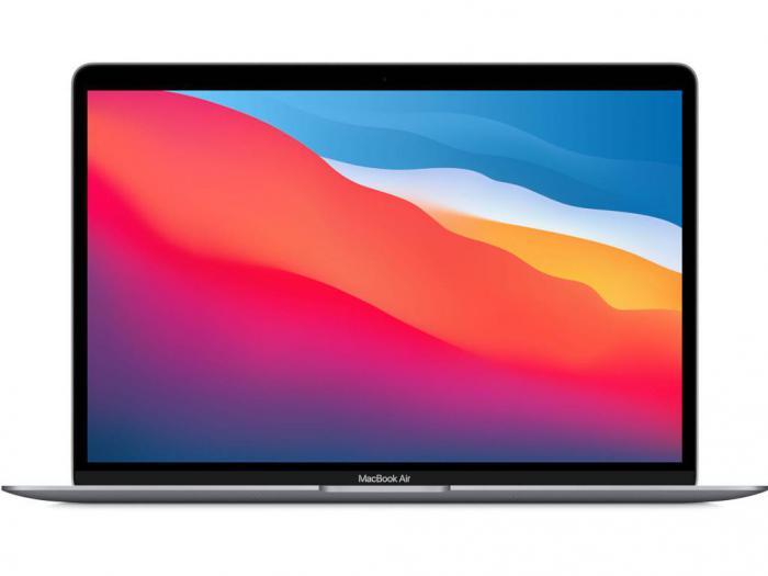 APPLE MacBook Air 13 (2020) (Английская раскладка клавиатуры) Space Grey MGN63 (Apple M1/8192Mb/256Gb - фото 1 - id-p203315817