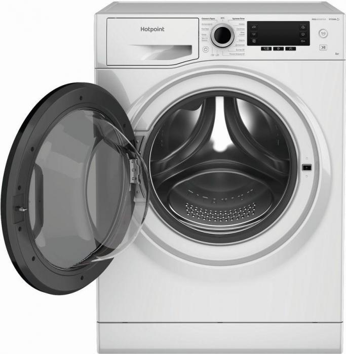 Стиральная машина HOTPOINT NSD 8249 D AVE RU, с фронтальной загрузкой, с паром, 8кг, 1200об/мин, инверторная - фото 4 - id-p203872709