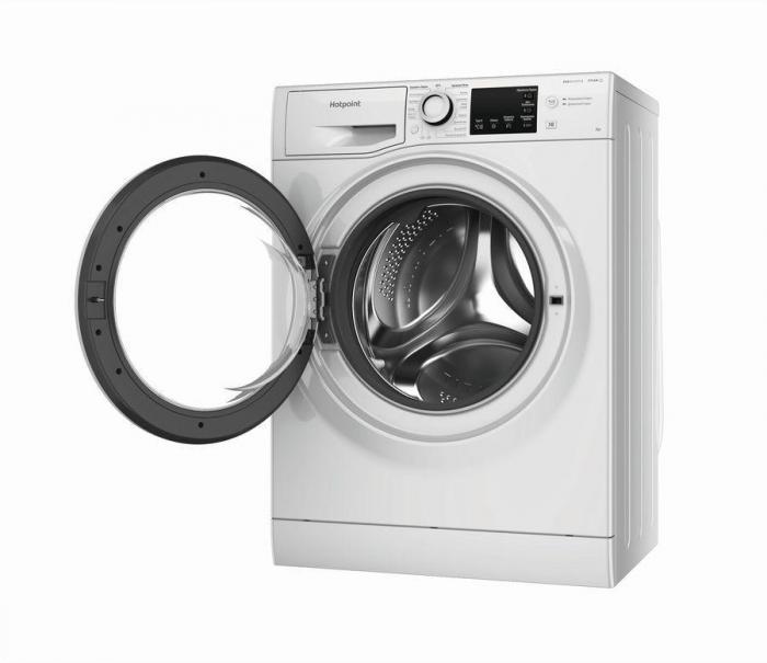 Стиральная машина HOTPOINT NSB 7249 W AVE RU, с фронтальной загрузкой, с паром, 7кг, 1200об/мин, инверторная - фото 4 - id-p203872711