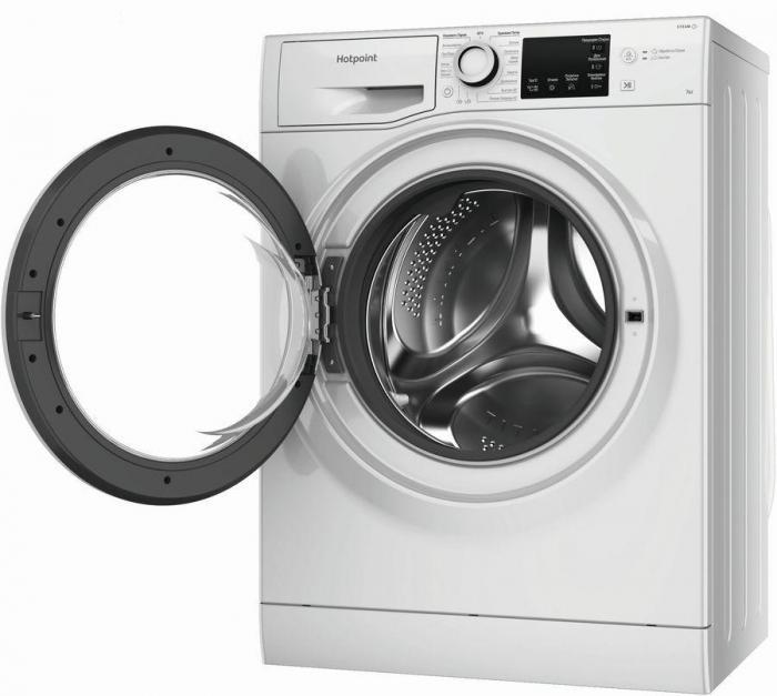 Стиральная машина HOTPOINT NSB 7225 W V RU, с фронтальной загрузкой, с паром, 7кг, 1200об/мин - фото 4 - id-p203872713