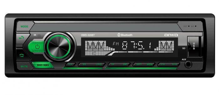 Магнитола в машину AIWA HWD-520BT MP3/WMA