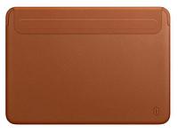 Аксессуар Чехол Wiwu для APPLE MacBook Air 13 Skin New Pro 2 Leather Sleeve Brown 6973218931296