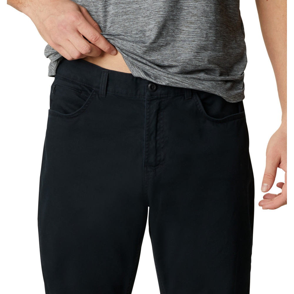 Брюки мужские Columbia Pacific Ridge 5 Pocket Pant чёрный - фото 4 - id-p204182956