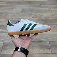 Кроссовки Adidas Samba OG FT White Green, фото 2