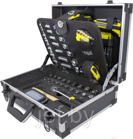 Набор инструментов 91 предмет в алюминиевом чемодане WMC TOOLS WMC-1091, фото 2