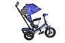 Детский трёхколёсный музыкальный велосипед Trike Formula 3 FA3B синий, фото 2