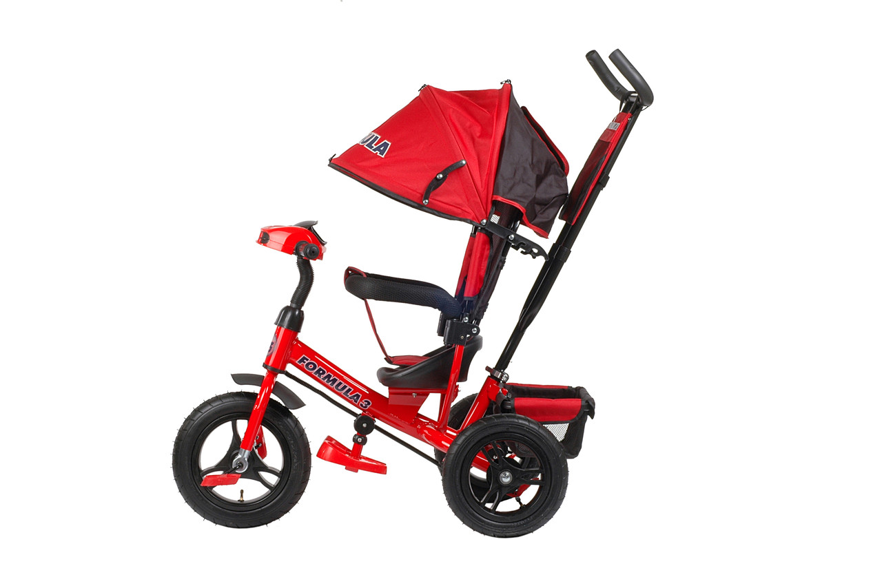 Детский трёхколёсный музыкальный велосипед Trike Formula 3 FA3R красный - фото 3 - id-p204185922