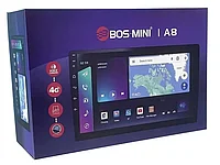 Автомагнитола Android 2DIN BOS-MINI A8 4+64Gb 9 дюймов Android 12.0