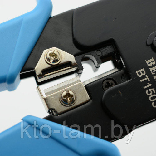 Обжимной инструмент BERENT BT1503 для телефонного и сетевого кабеля. - фото 4 - id-p204186117
