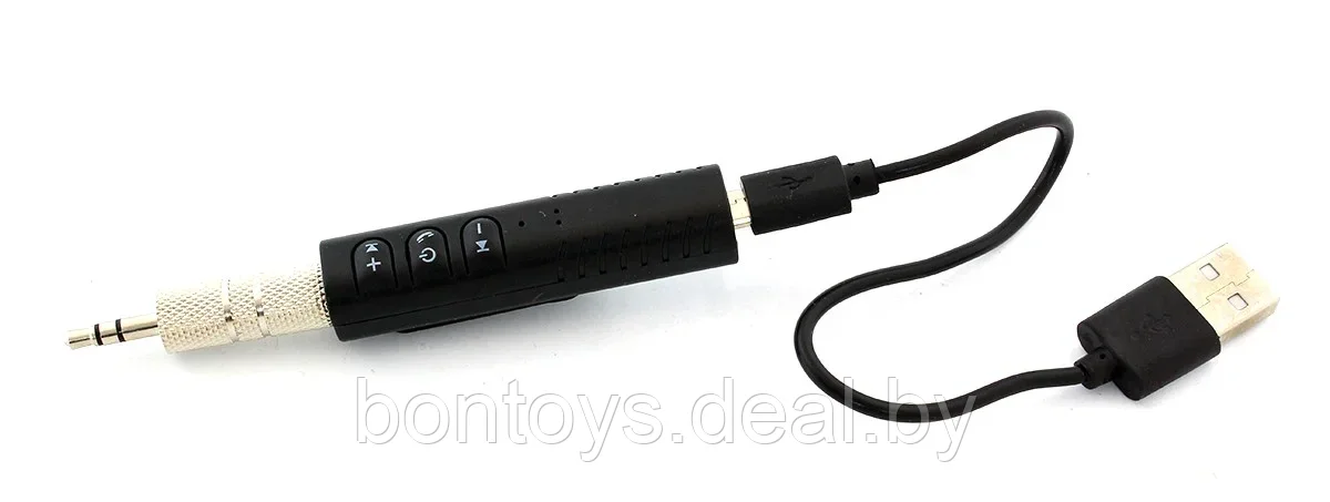 Car Bluetooth AUX адаптер JBH BT-03 - Блютуз ресивер в машину приемник сигнала беспроводной Hands-free - фото 6 - id-p204185942